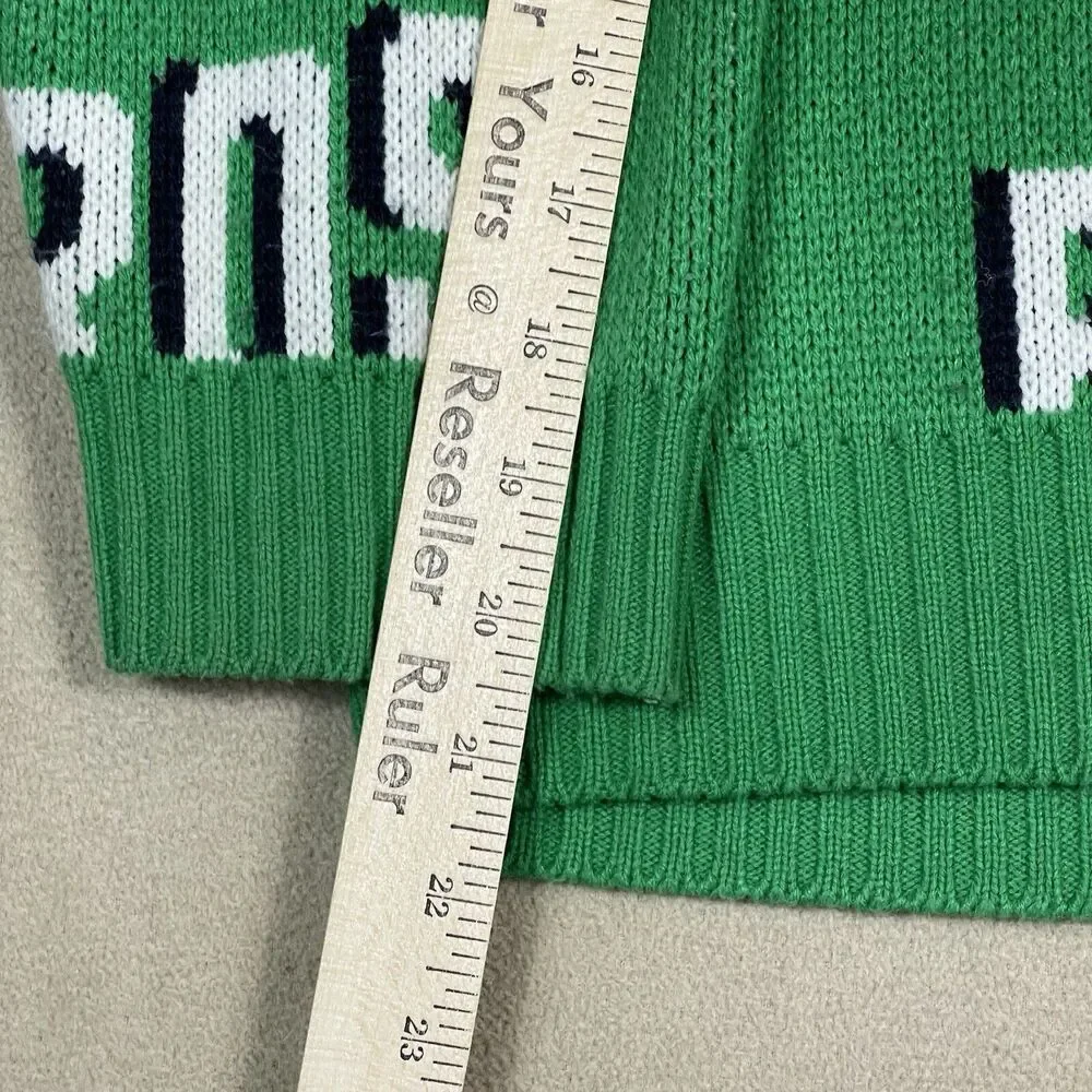 Neoity Sweater Mens One Size Green Bros‎ Bros Bros Knit Crewneck Pullover Adult